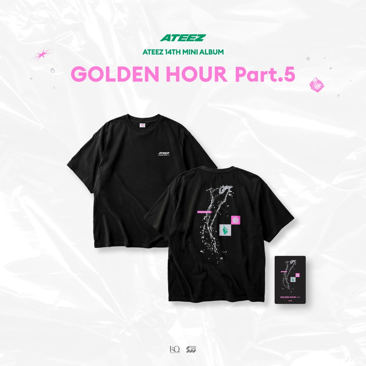 ATEEZ - GOLDEN HOUR : PART.5 POP UP OFFICIAL MD SHORT SLEEVE T-SHIRT - COKODIVE