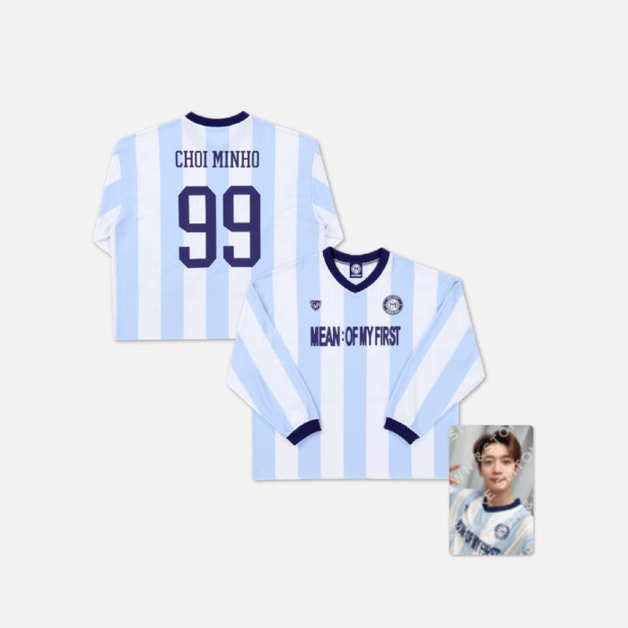 SHINEE MINHO - MEAN : OF MY FIRST 2024 MINHO CONCERT OFFICIAL MD SOCCER UNIFORM + PHOTO CARD SET - COKODIVE