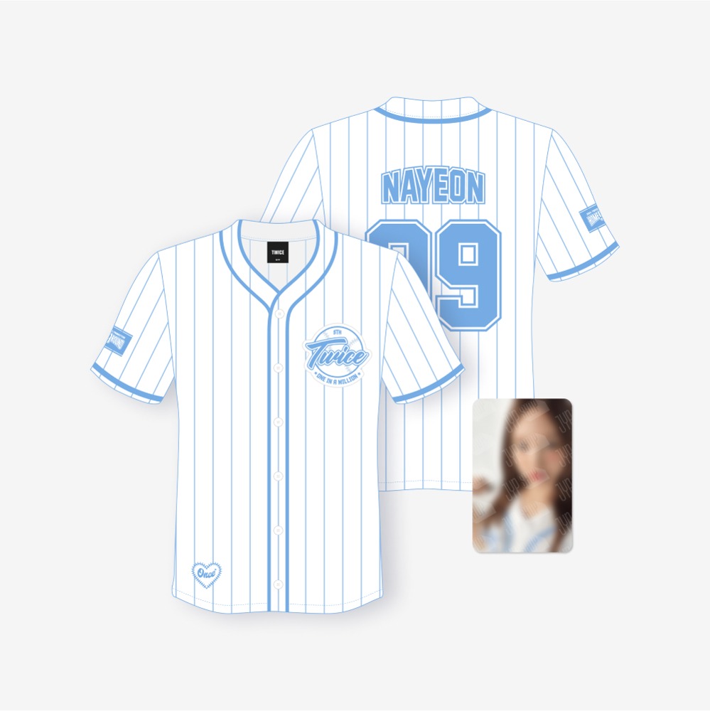 TWICE - HOME 9ROUND 2024 FANMEETING POP UP OFFICIAL MD BASEBALL UNIFORM - COKODIVE