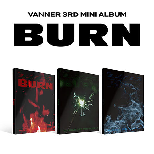 VANNER - BURN 3RD MINI ALBUM SET - COKODIVE