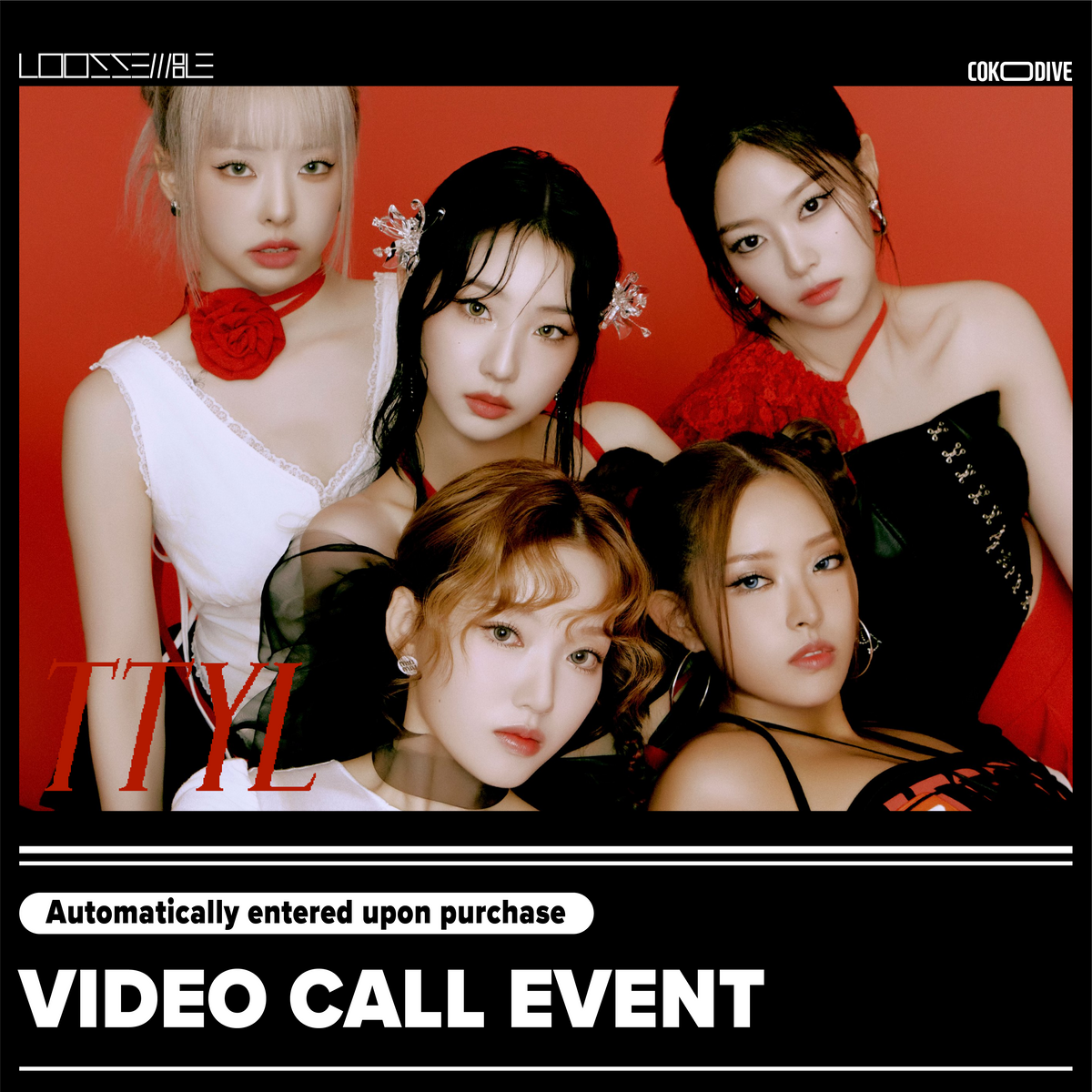 [9/28 VIDEO CALL EVENT] Loossemble - TTYL 3RD MINI ALBUM PHOTOBOOK RANDOM - COKODIVE