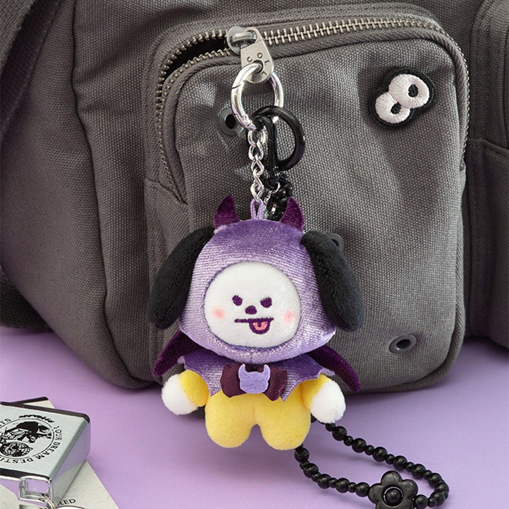 BT21 - ANGEL & VILLAIN VILLAIN PLUSH KEYRING - COKODIVE