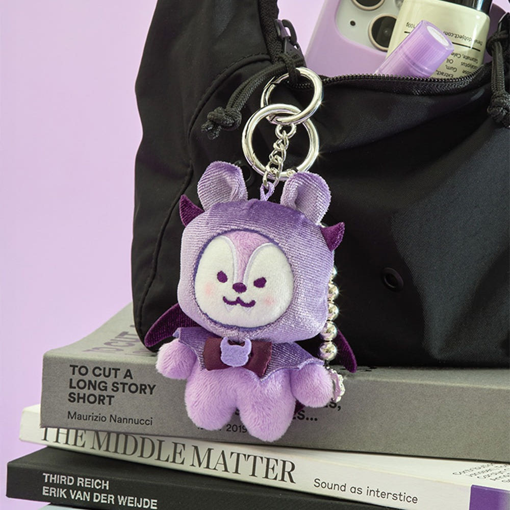 BT21 - ANGEL & VILLAIN VILLAIN PLUSH KEYRING