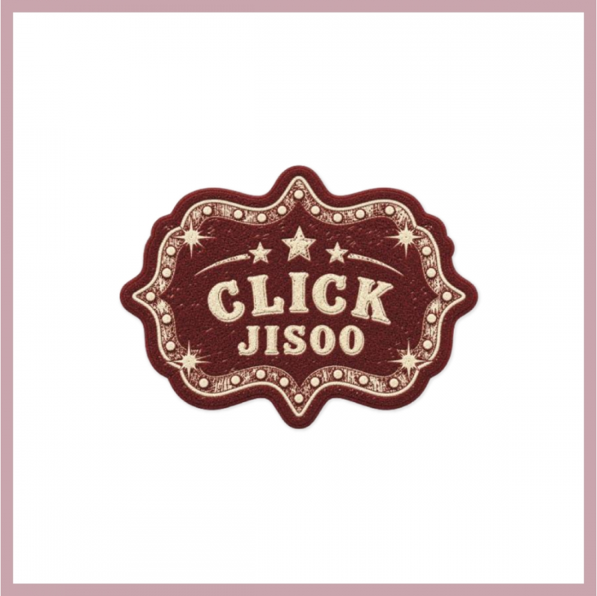JISOO - CLICK IN SEOUL OFFICIAL MD VINTAGE RUG (LOGO) - COKODIVE