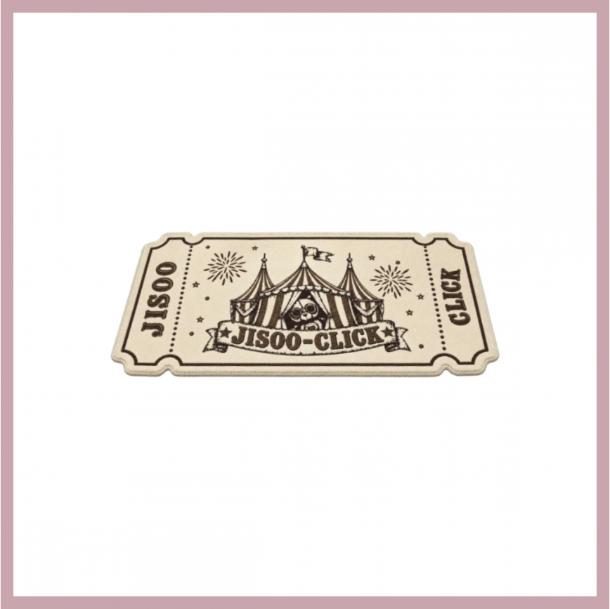 JISOO - CLICK IN SEOUL OFFICIAL MD VINTAGE RUG (TICKET) - COKODIVE