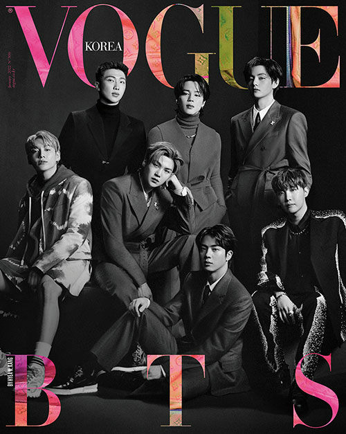 BTS - VOGUE KOREA MAGAZINE 2022 JANUARY ISSUE COVER 1013 - COKODIVE