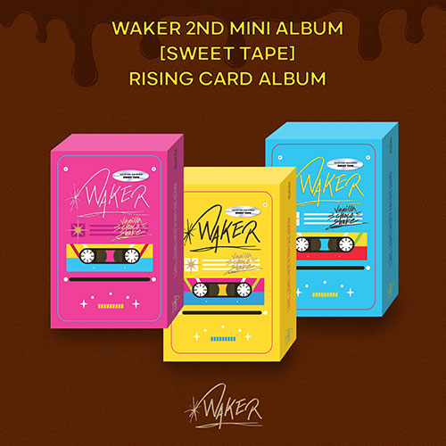 WAKER - SWEET TAPE 2ND MINI ALBUM RISING CARD ALBUM RANDOM - COKODIVE