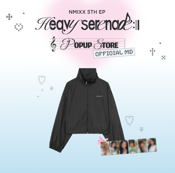 NMIXX - HEAVY SERENADE POP UP STORE OFFICIAL MD WIND BREAKER - COKODIVE