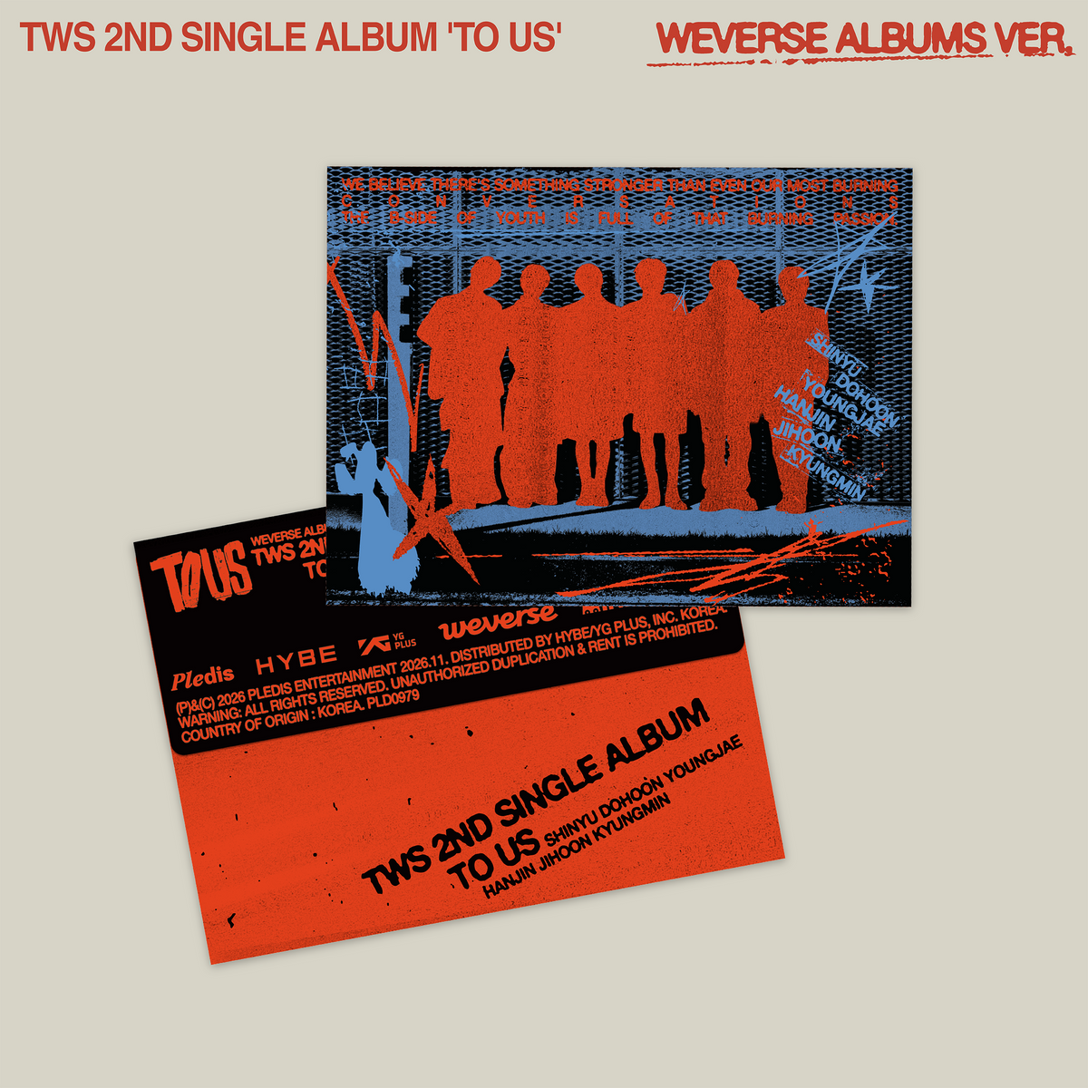 TWS - TO US 2ND SINGLE ALBUM WEVERSE ALBUMS VER - COKODIVE
