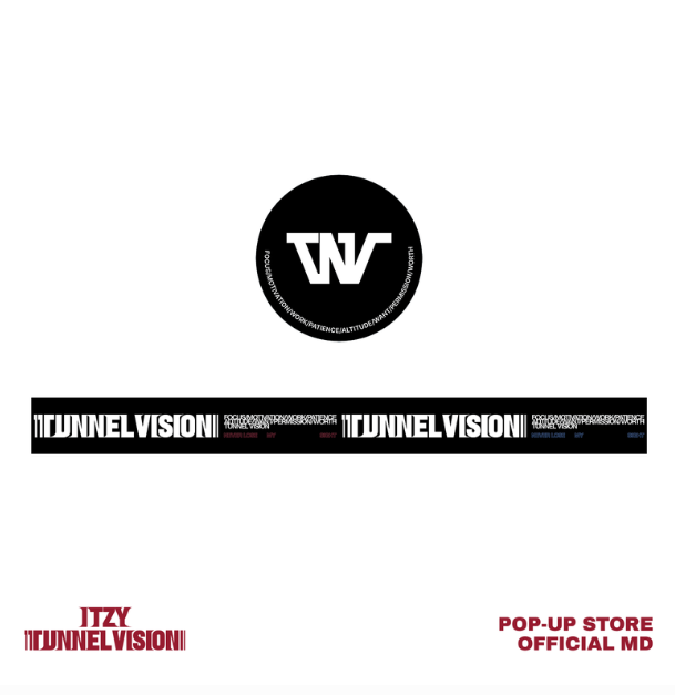 ITZY - TUNNEL VISION POP UP STORE OFFICIAL MD WIDE TAPE - COKODIVE