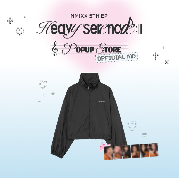 NMIXX - HEAVY SERENADE POP UP STORE OFFICIAL MD WIND BREAKER - COKODIVE