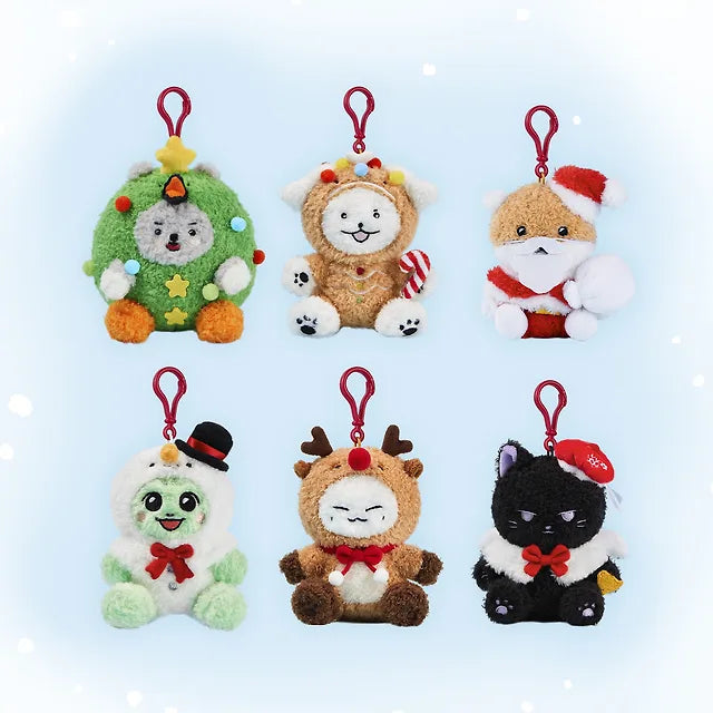 MONSTA X - MONMUNGCHI X WINTER EDITION WINTER COSTUME PLUSH KEYRING MONSTA X - MONMUNGCHI X WINTER EDITION WINTER COSTUME PLUSH KEYRING