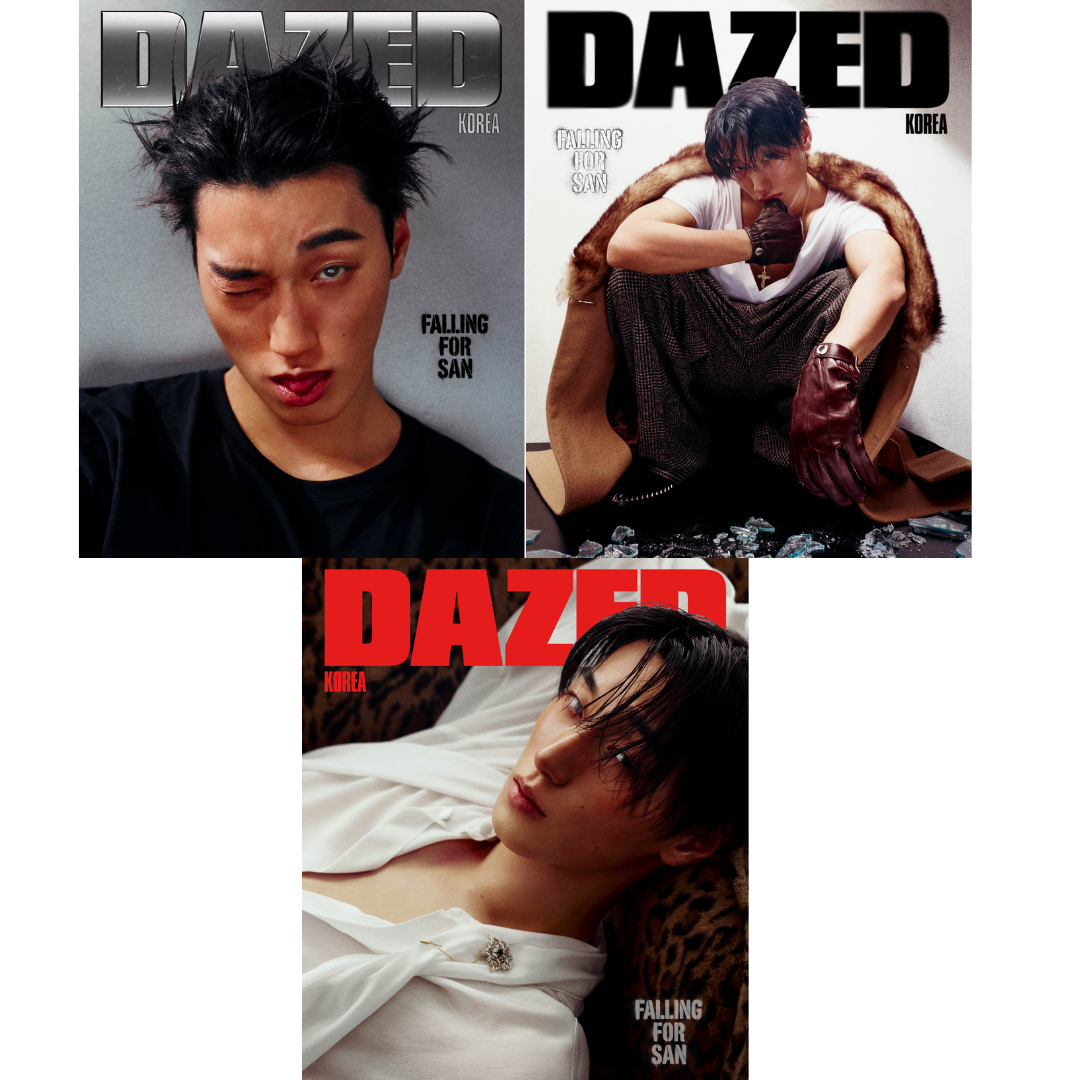 ATEEZ SAN - DAZED & CONFUSED MAGAZINE 2026 FALL EDITION COVER SET - COKODIVE