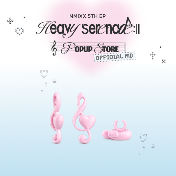 NMIXX - HEAVY SERENADE POP UP STORE OFFICIAL MD WIRED EARPHONES ACCESSORIES - COKODIVE