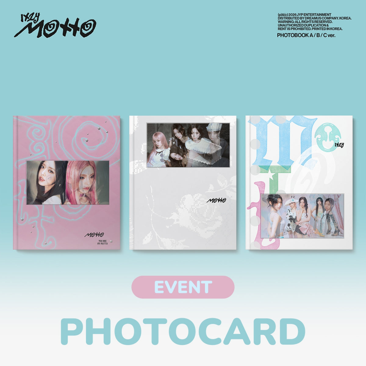 ITZY - MOTTO MINI ALBUM WITHMUU GIFT PHOTOBOOK VER RANDOM - COKODIVE