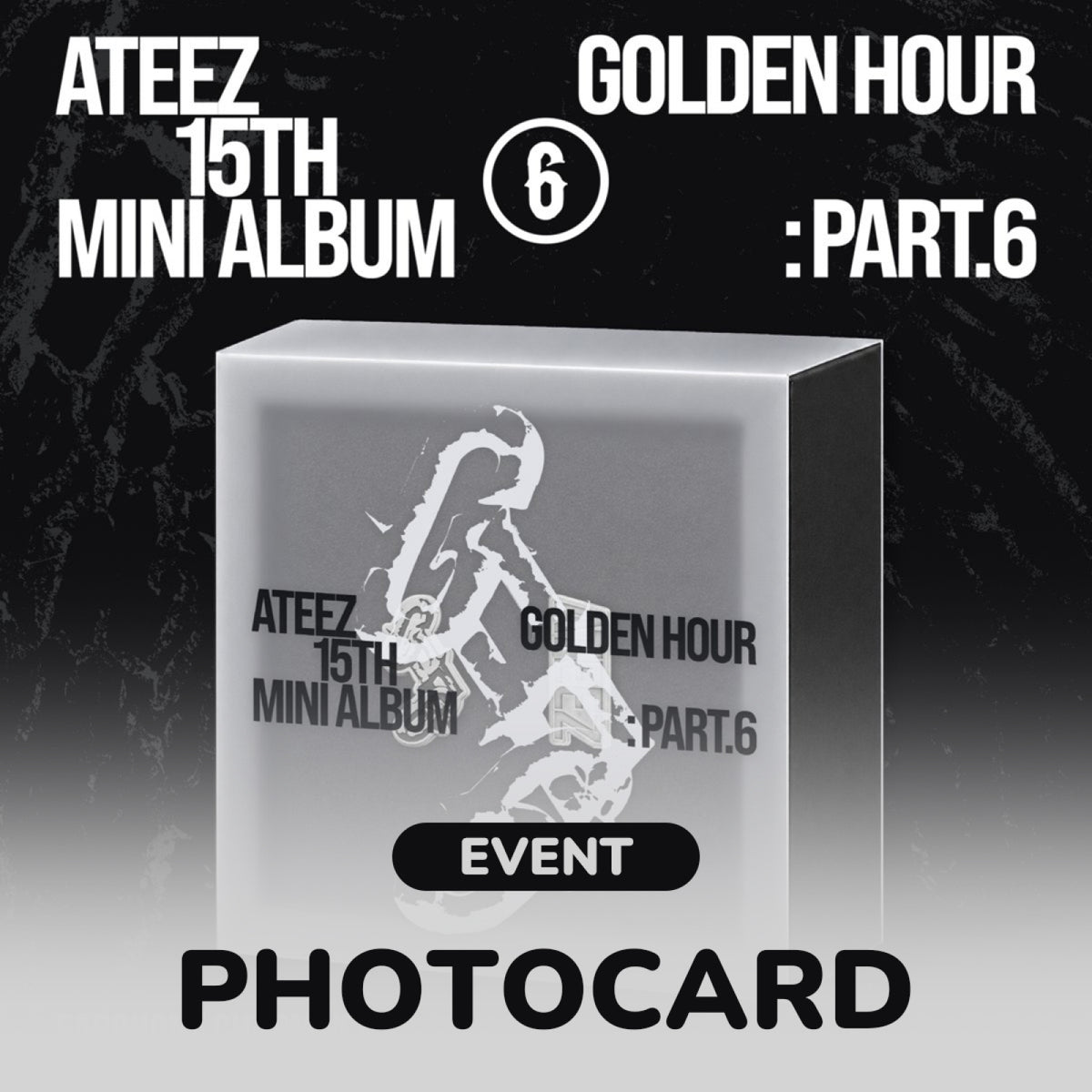 ATEEZ - GOLDEN HOUR : PART.6 15TH MINI ALBUM WITHMUU GIFT EARPHONE CHARM VER - COKODIVE