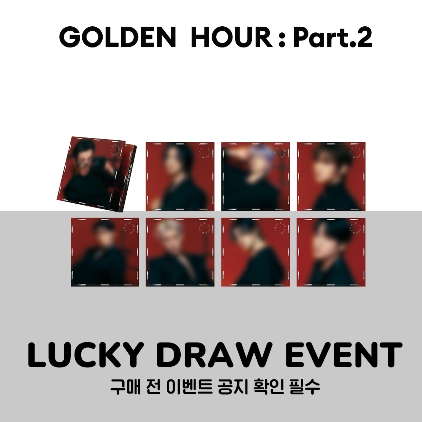 ATEEZ - GOLDEN HOUR : PART.2 11TH MINI ALBUM WITUMUU LUCKY DRAW DIGIPACK RANDOM - COKODIVE