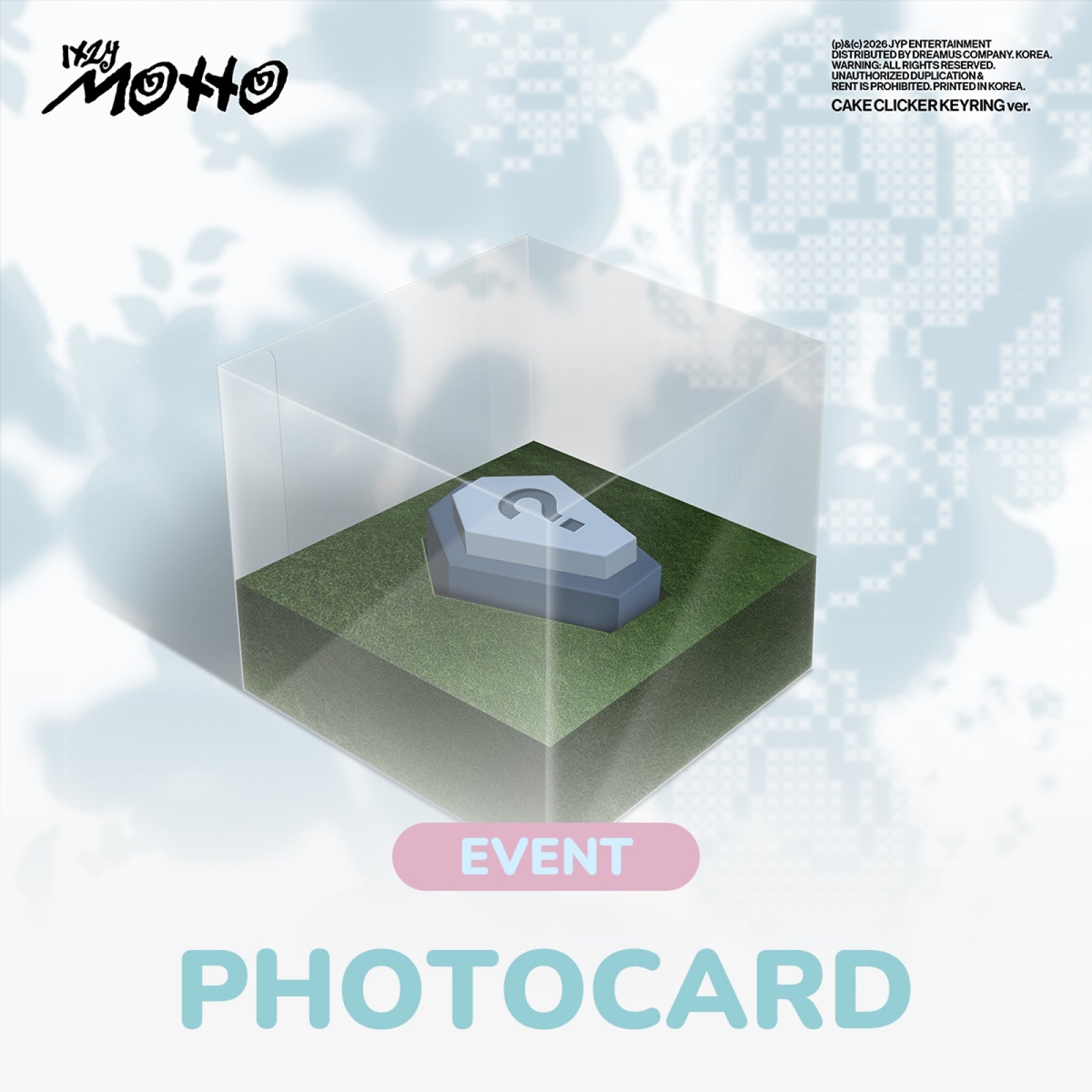 ITZY - MOTTO MINI ALBUM WITHMUU GIFT CAKE CLICKER KEYRING VER - COKODIVE