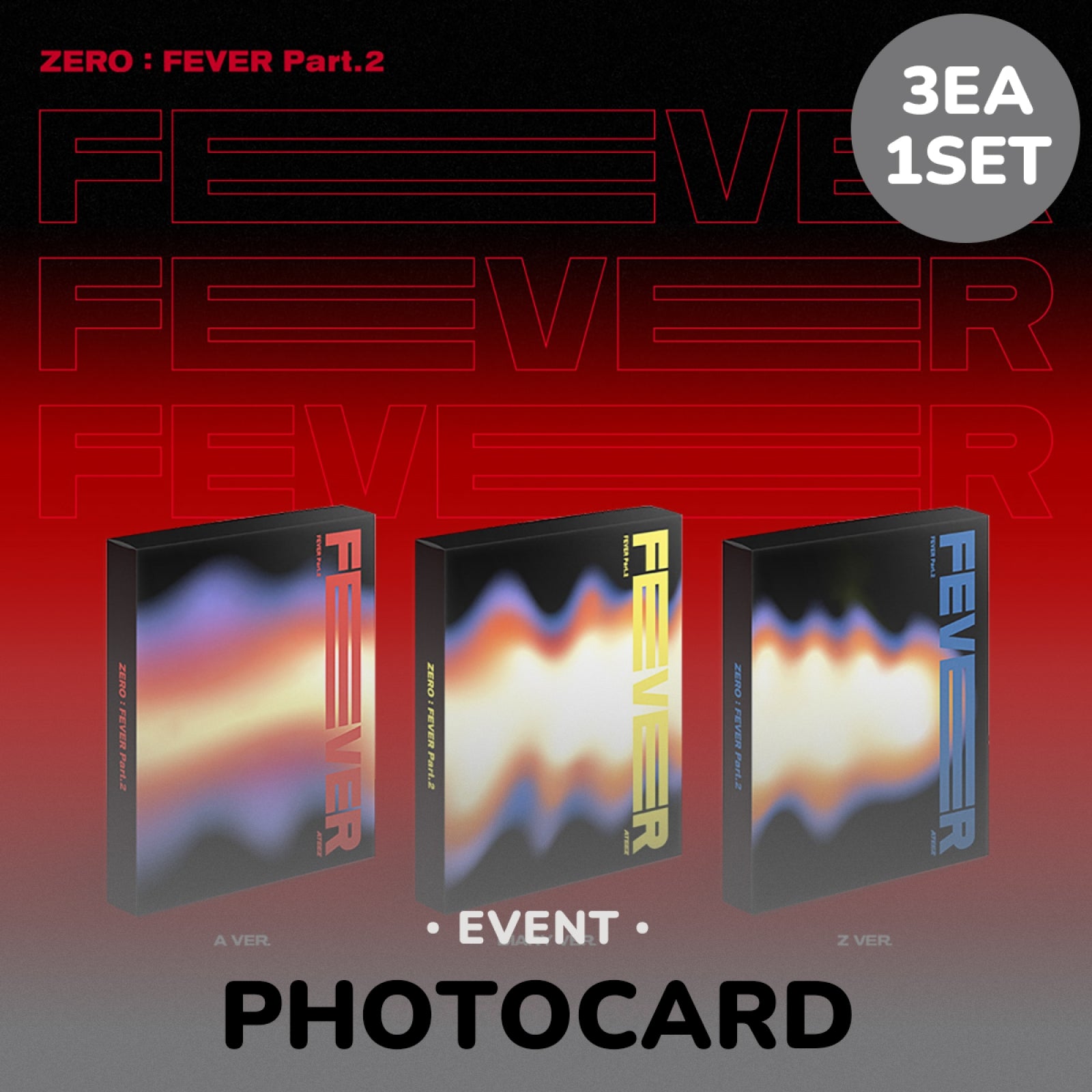 ATEEZ - ZERO : FEVER PART.2 5TH MINI ALBUM WITHMUU GIFT PLATFORM VER SET - COKODIVE