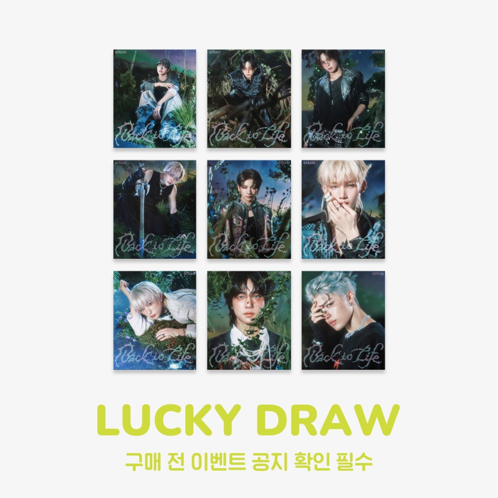 &TEAM - BACK TO LIFE KR 1ST MINI ALBUM WITHMUU 2ND LUCKY DRAW EVENT ROAR VER RANDOM - COKODIVE