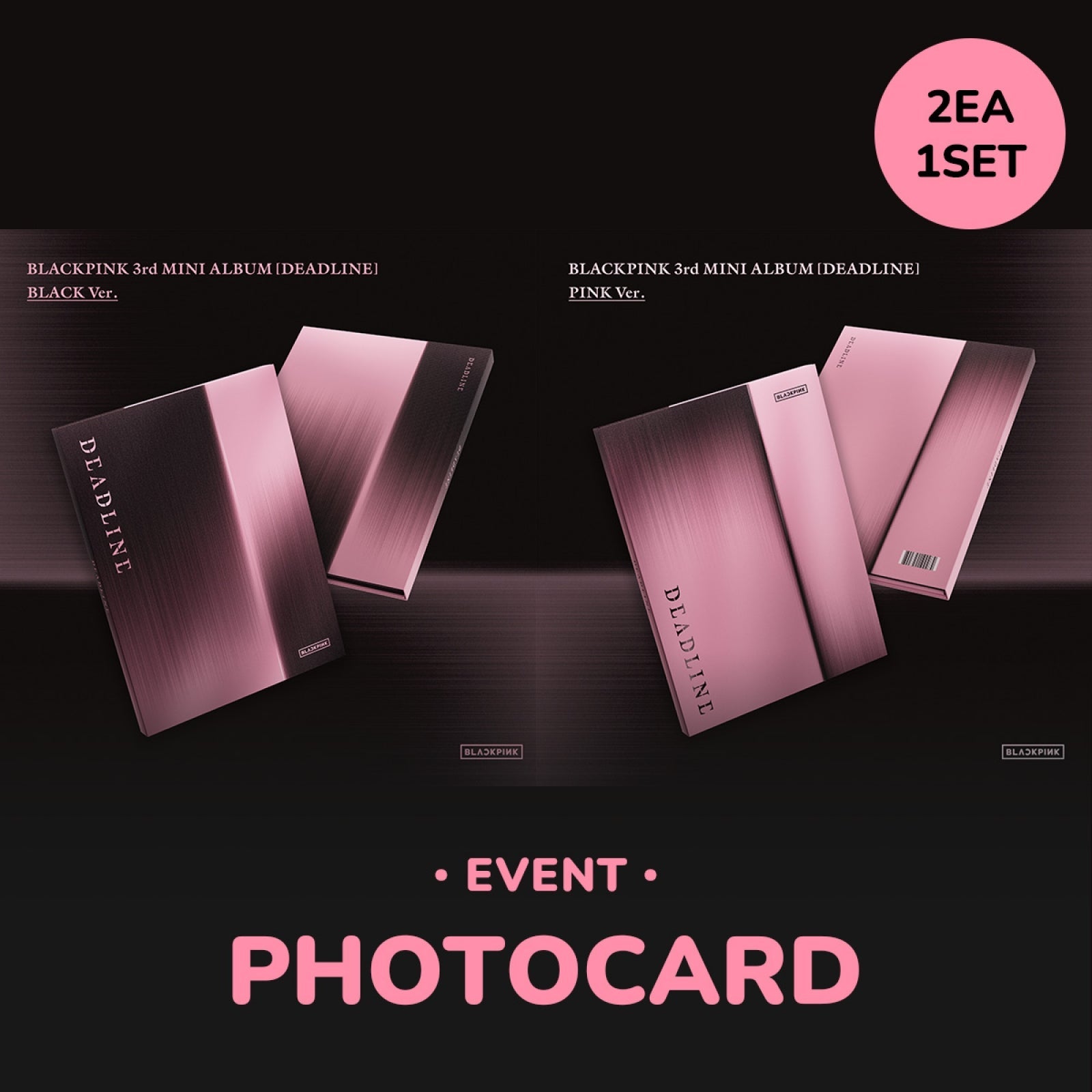 BLACKPINK - DEADLINE 3RD MINI ALBUM WITHMUU GIFT STANDARD SET - COKODIVE