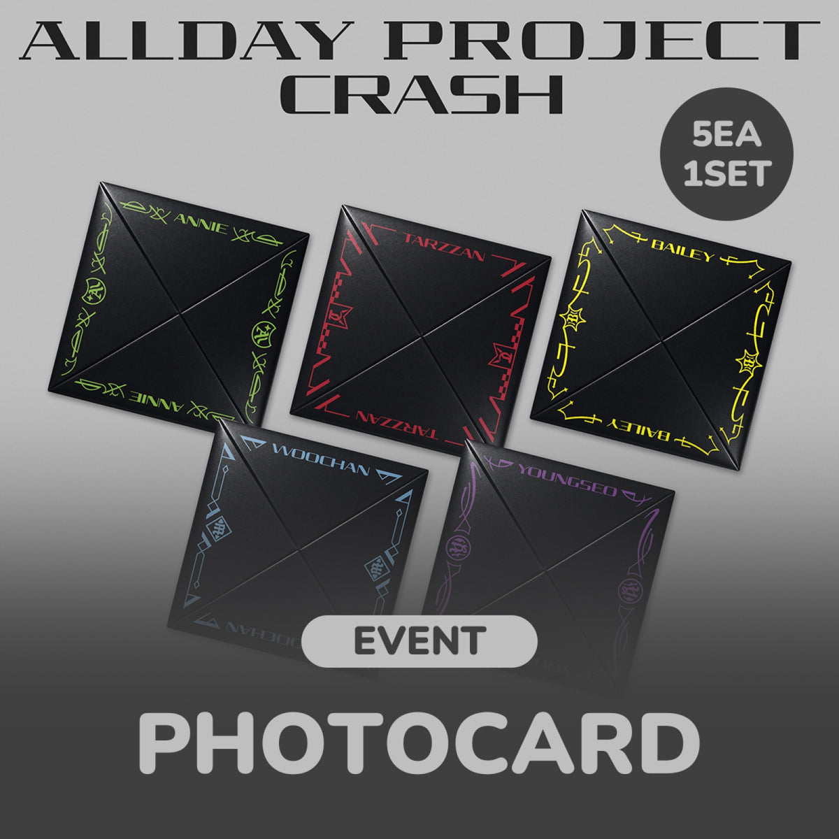 ALLDAY PROJECT - CRASH THE 2ND EP ALBUM WITHMUU GIFT FOCUS VER SET - COKODIVE