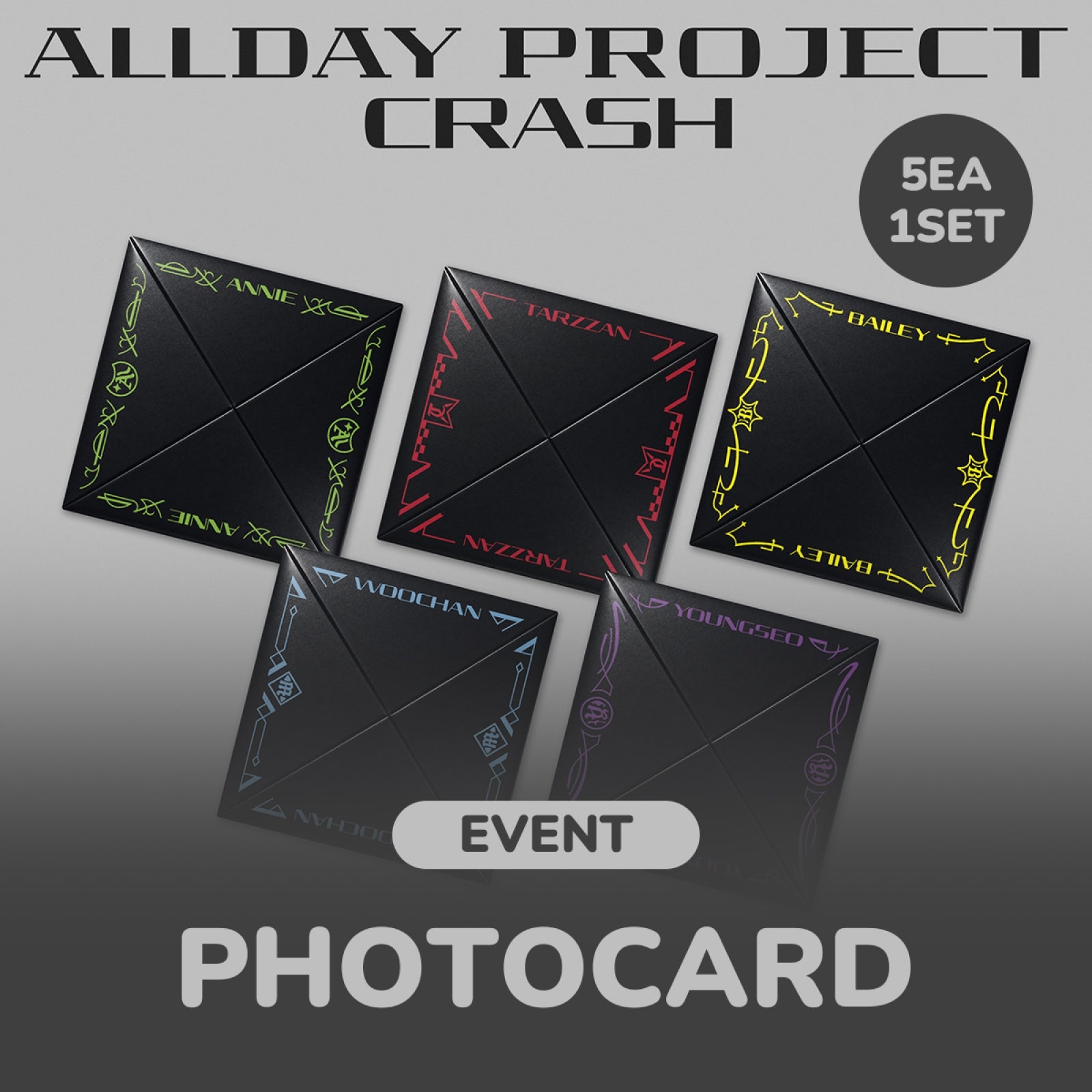 ALLDAY PROJECT - CRASH THE 2ND EP ALBUM WITHMUU GIFT FOCUS VER SET - COKODIVE