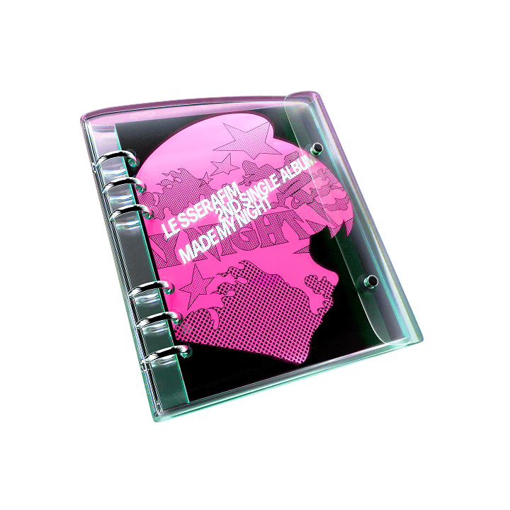 LE SSERAFIM - MADE MY NIGHT 2ND SINGLE ALBUM WEVERSE SHOP GIFT CHEMICAL NIGHT VER - COKODIVE