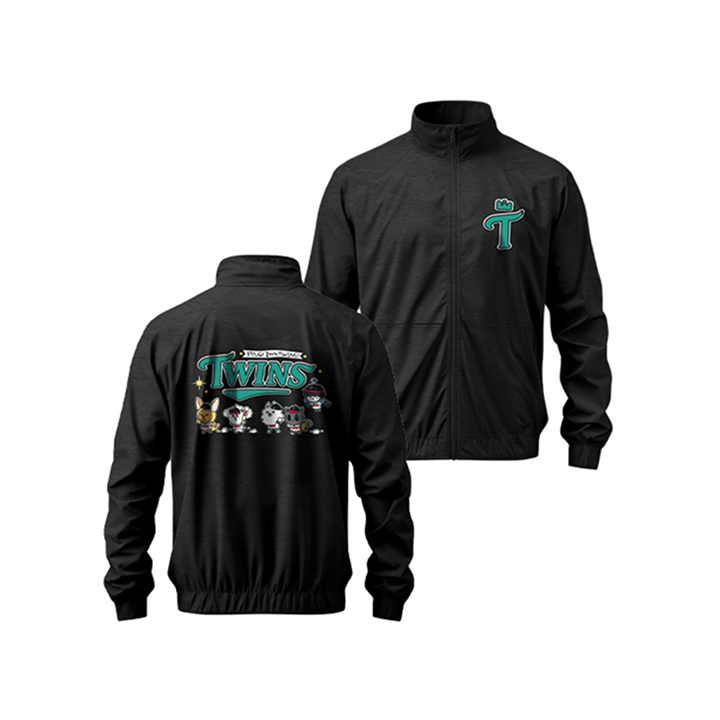 TXT - PPULBATU X LG TWINS OFFICIAL MD WINDBREAKER - COKODIVE
