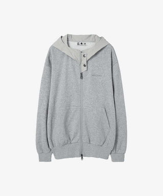 BOYNEXTDOOR - SAND SOUND CAPSULE COLLECTION OFFICIAL MD WOVEN DETAILDED FULL ZIP UP HOODIE GREY - COKODIVE