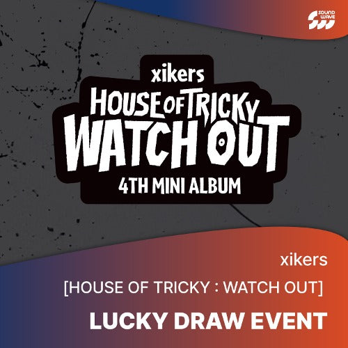 XIKERS - HOUSE OF TRICKY : WATCH OUT 4TH MINI ALBUM SOUNDWAVE LUCKY DRAW EVENT PHOTOBOOK SET - COKODIVE