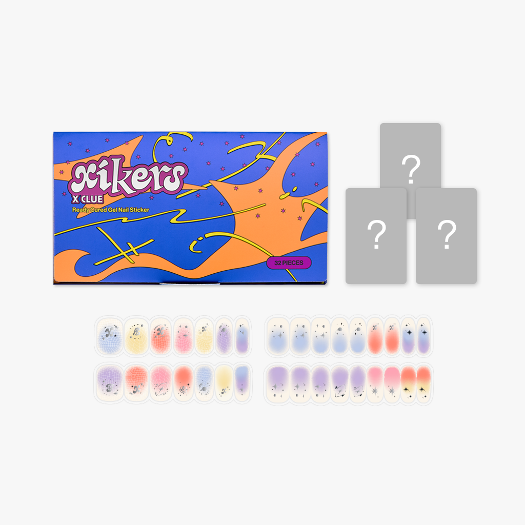 xikers - READY CURED GEL NAIL STICKER : X CLUE - COKODIVE