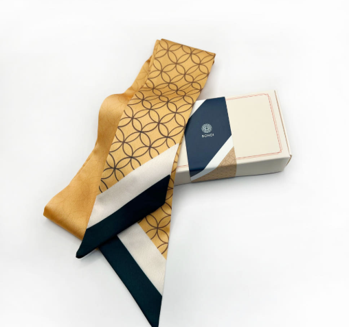 YEOUIJU TRADITIONAL PATTERN TWILLY SCARF - COKODIVE
