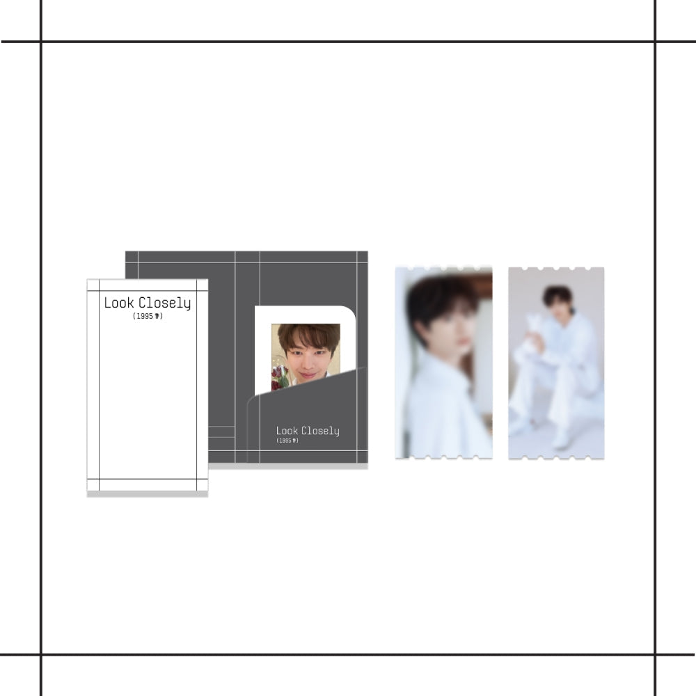 YOOK SUNG JAE - [LOOK CLOSELY] 1ST FAN MEETING 2024 OFFICIAL MD SPECIAL PHOTO TICKET SET - COKODIVE
