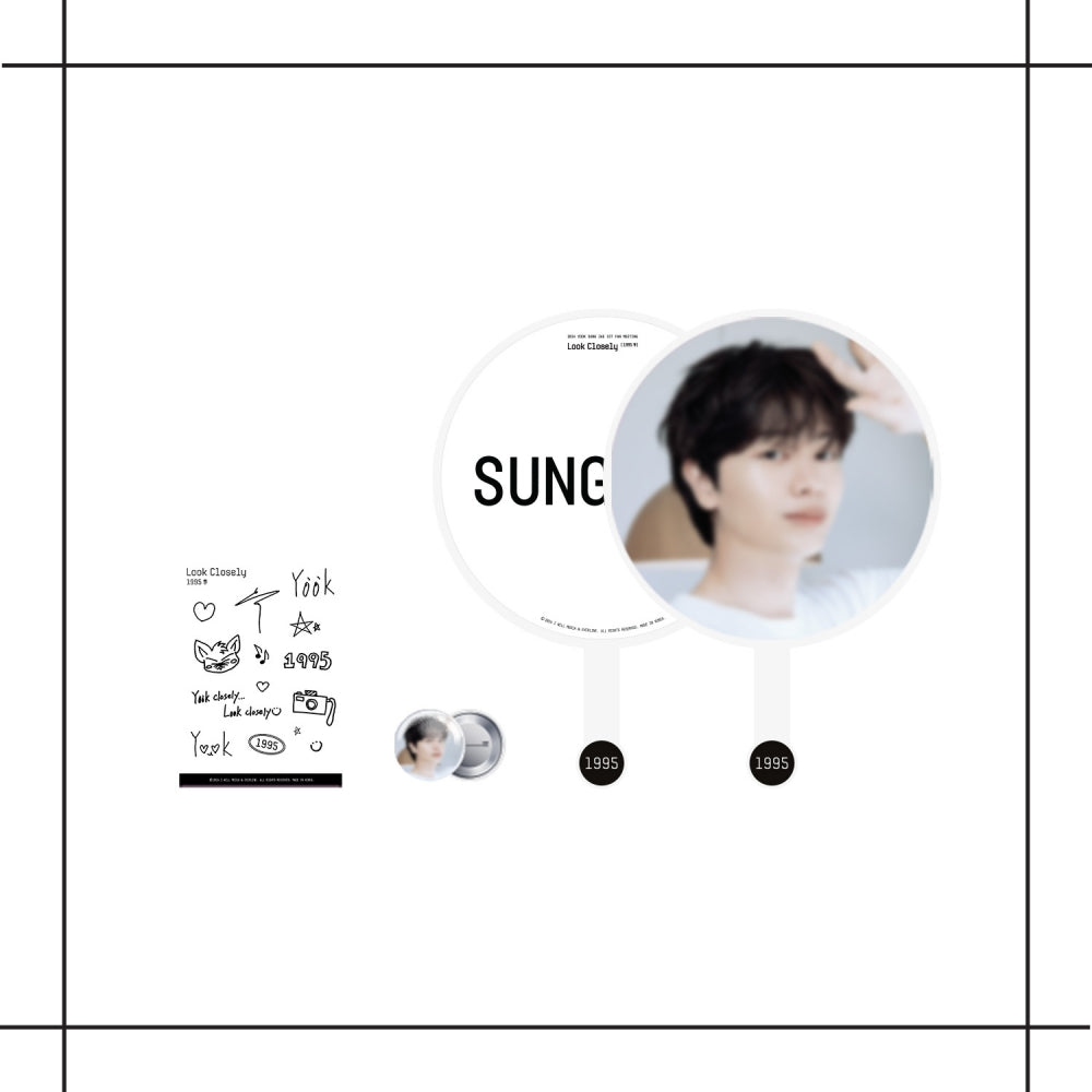 YOOK SUNG JAE - [LOOK CLOSELY] 1ST FAN MEETING 2024 OFFICIAL MD IMAGE PICKET - COKODIVE