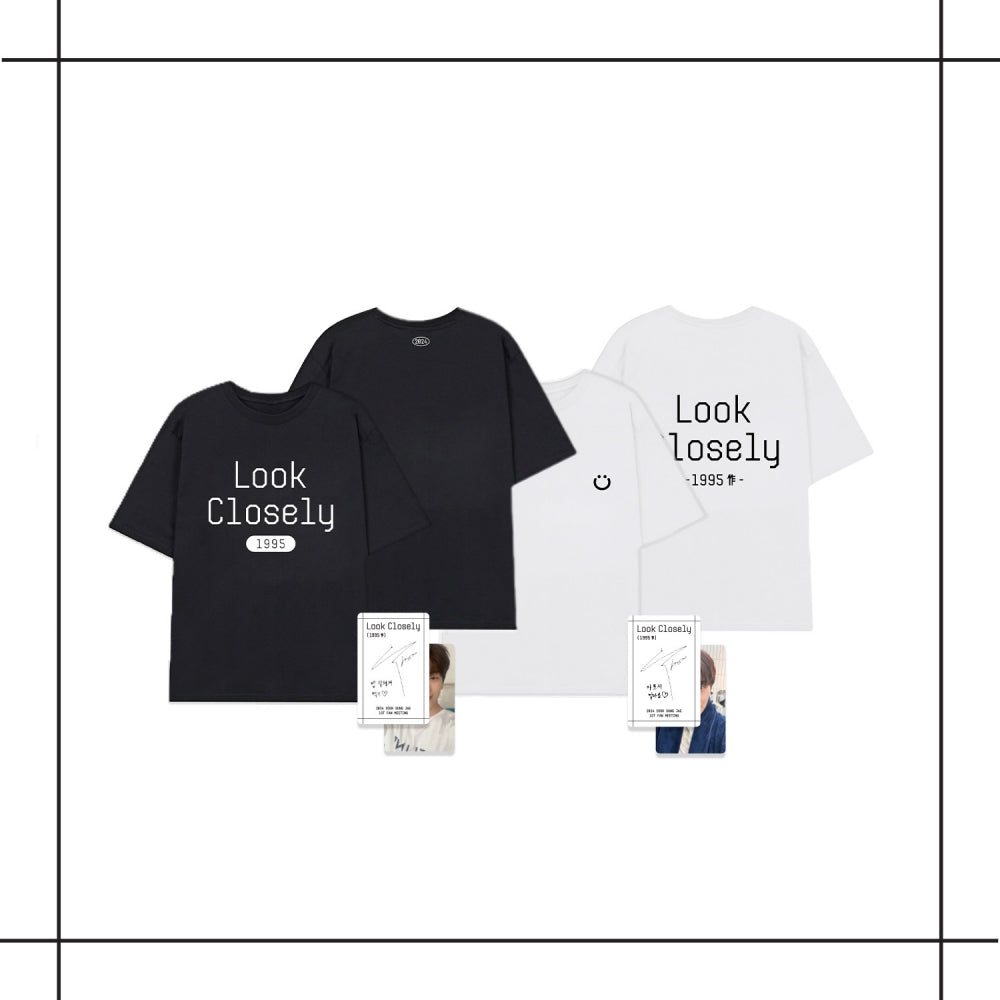 YOOK SUNG JAE - [LOOK CLOSELY] 1ST FAN MEETING 2024 OFFICIAL MD T-SHIRT - COKODIVE