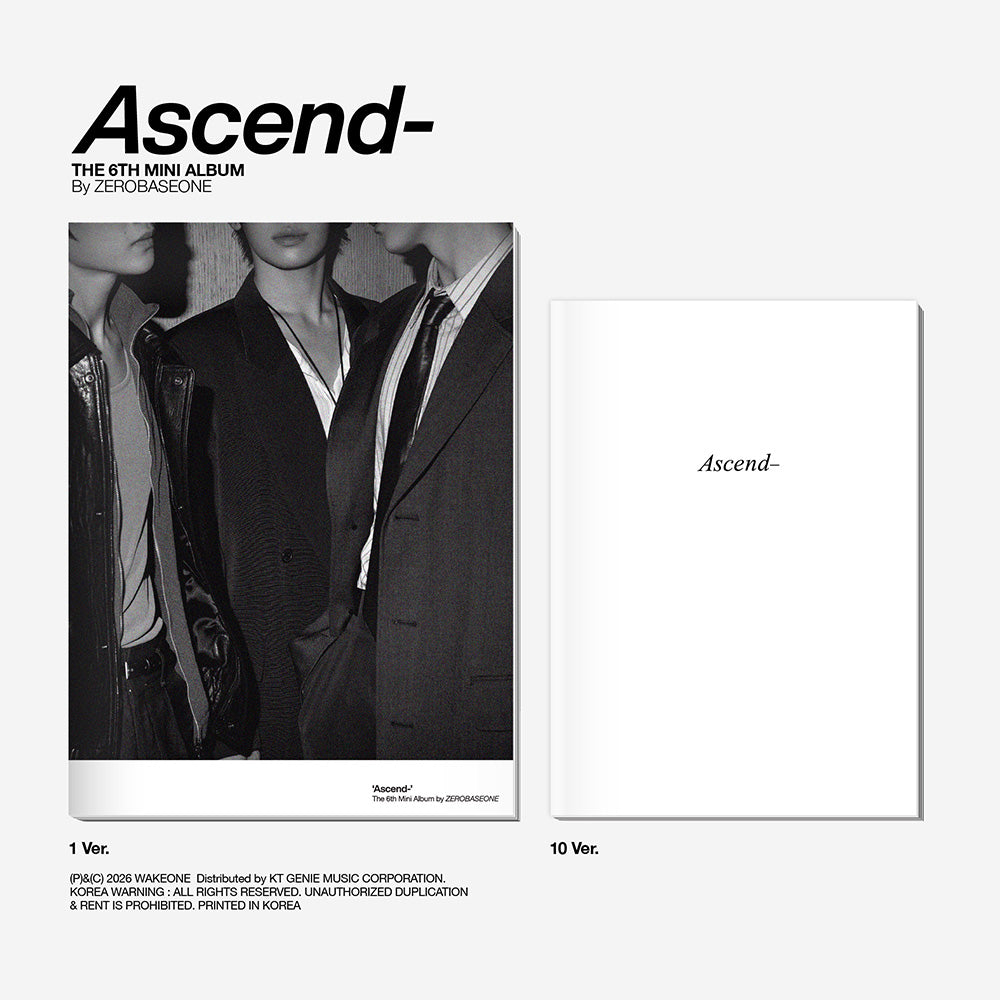 ZEROBASEONE - ASCEND- 6TH MINI ALBUM PHOTOBOOK VER SET 514 - COKODIVE
