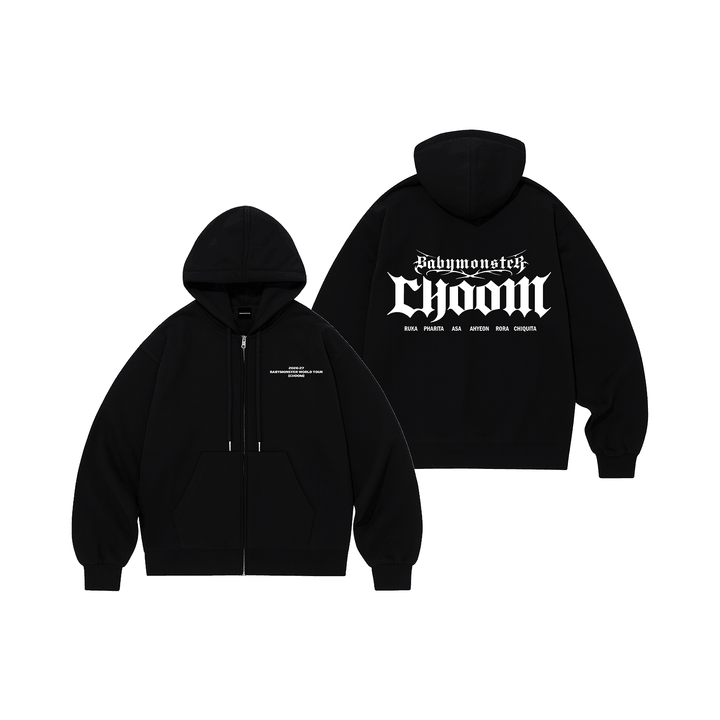 BABYMONSTER - CHOOM WORLD TOUR IN SEOUL OFFICIAL MD ZIP UP HOODIE - COKODIVE