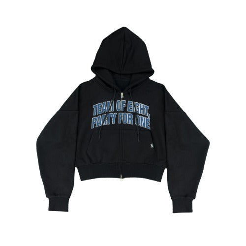 ATEEZ - 8ROOM 7TH ANNIVERSARY POP-UP OFFICIAL MD CROP ZIP UP HOODIE - COKODIVE