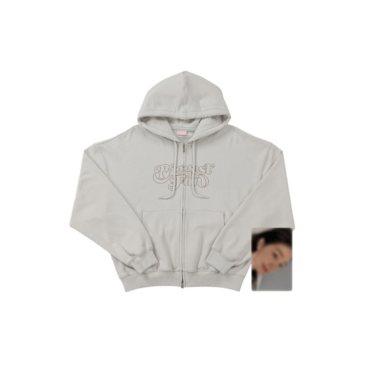 IRENE - BIGGEST FAN OFFICIAL MD ZIP UP HOODIE SET BEIGE - COKODIVE