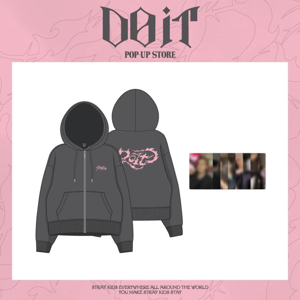 STRAY KIDS - DO IT POP UP STORE OFFICIAL MD ZIP UP HOODIE | COKODIVE