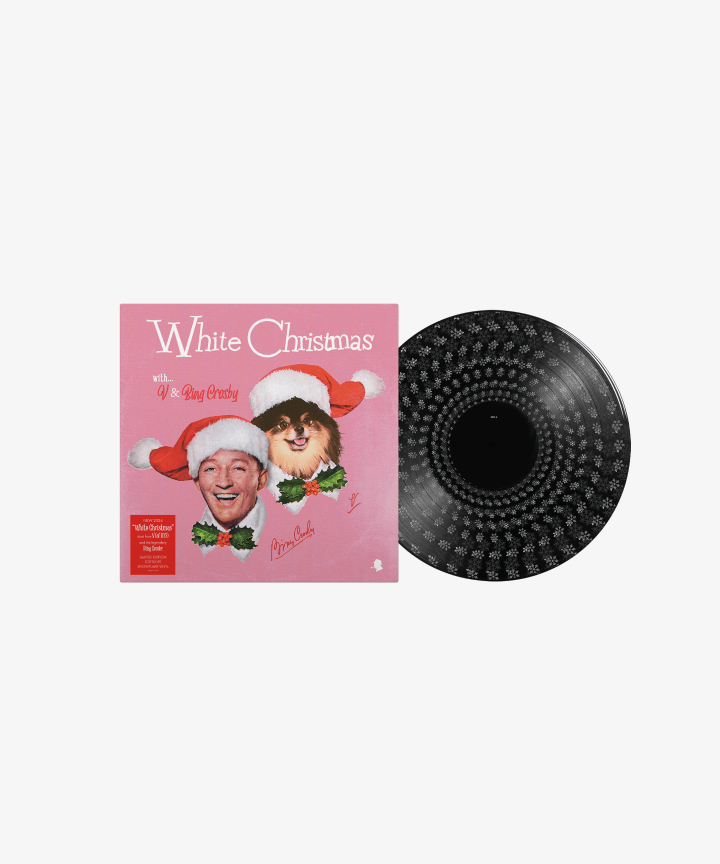 BTS V - WHITE CHRISTMAS V X BING CROSBY ZOETROPE PICTURE DISC 12 SINGLE - COKODIVE