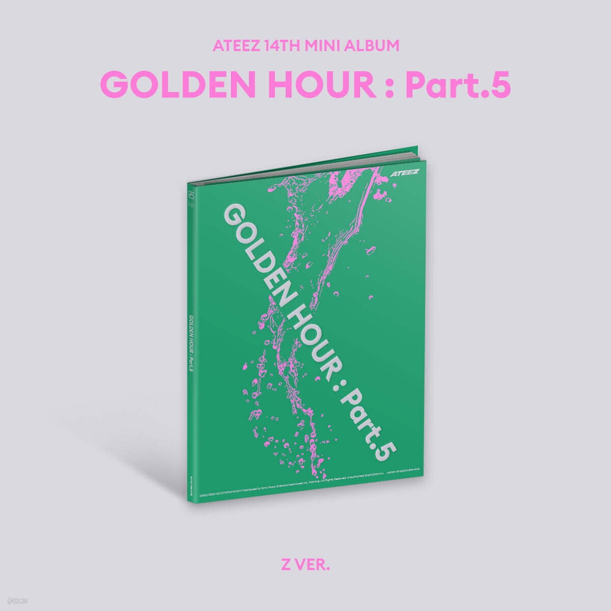 ATEEZ - GOLDEN HOUR : PART.5 14TH MINI ALBUM KPOP STORE GIFT STANDARD Z VER