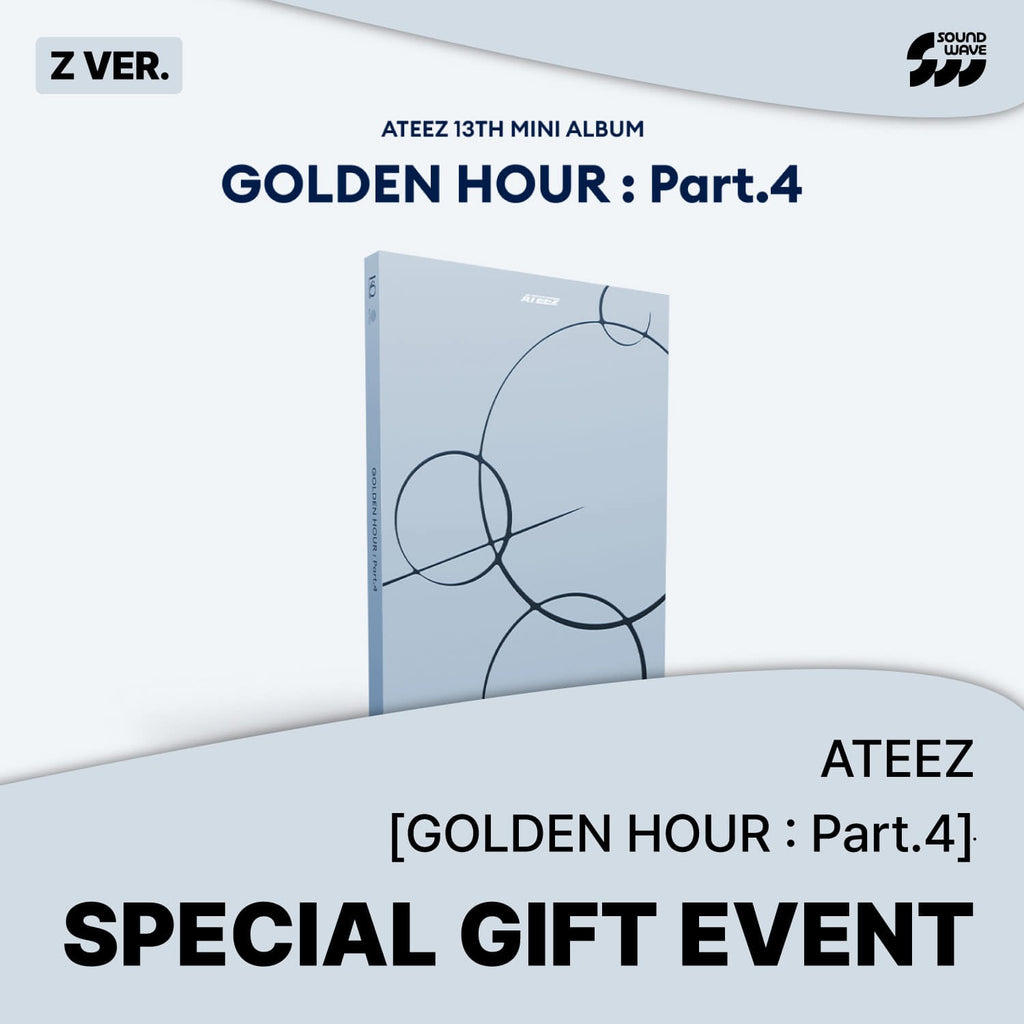 ATEEZ - GOLDEN HOUR : PART.4 MINI 13TH ALBUM SOUNDWAVE GIFT