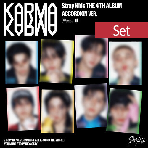 STRAY KIDS - KARMA 4TH ALBUM ALADIN GIFT ACCORDION VER SET - COKODIVE