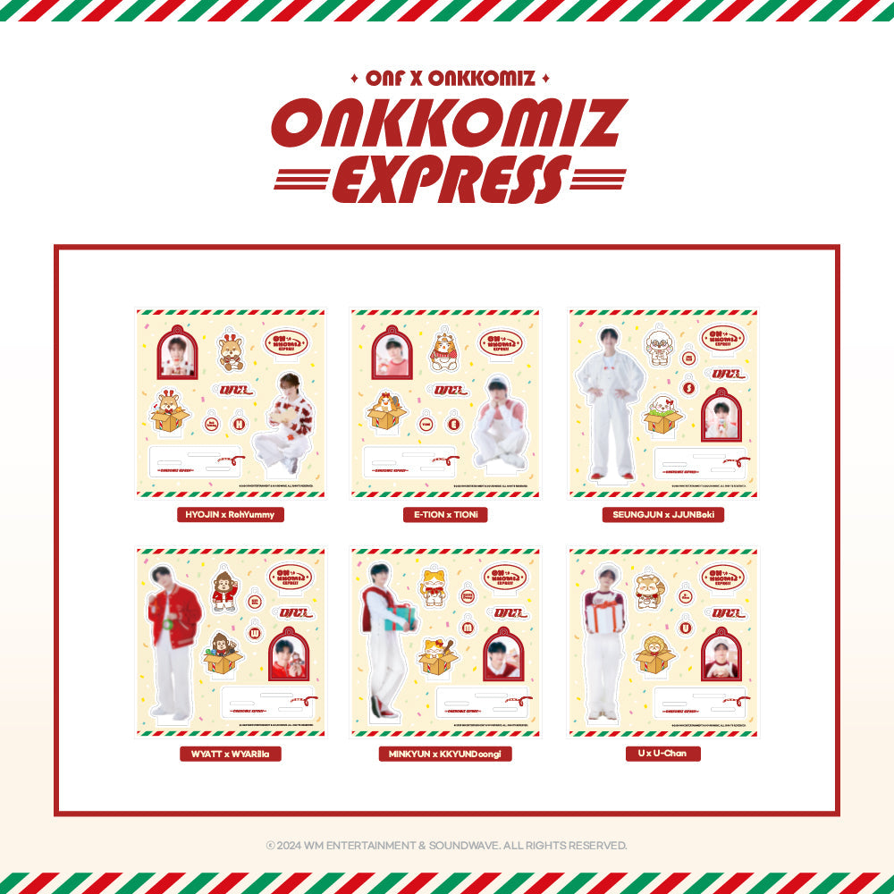 ONF - ONKKOMIZ EXPRESS ONF X ONKKOMIZ POP UP STORE OFFICIAL MD ACRYLIC DIY KIT - COKODIVE