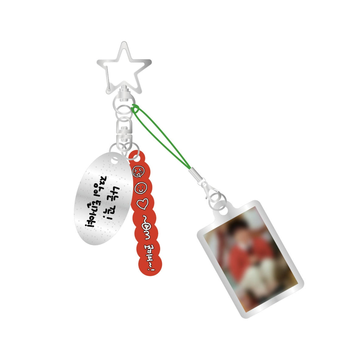 BAEKHYUN - CHAOTIC PARTY 2024 CHRISTMAS FANMEETING OFFICIAL MD ACRYLIC KEY RING - COKODIVE