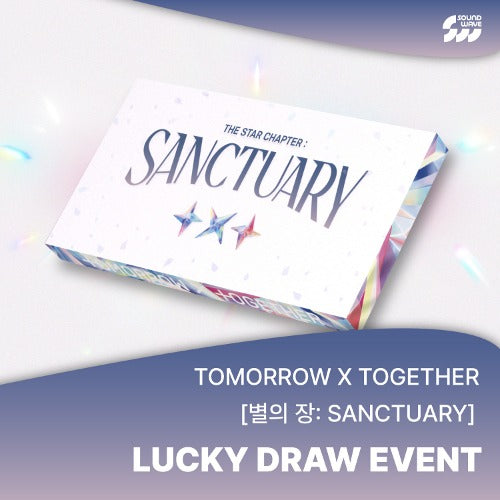 TXT - THE STAR CHAPTER : SANCTUARY 7TH MINI ALBUM SOUNDWAVE LUCKY DRAW EVENT ANGEL VER RANDOM - COKODIVE