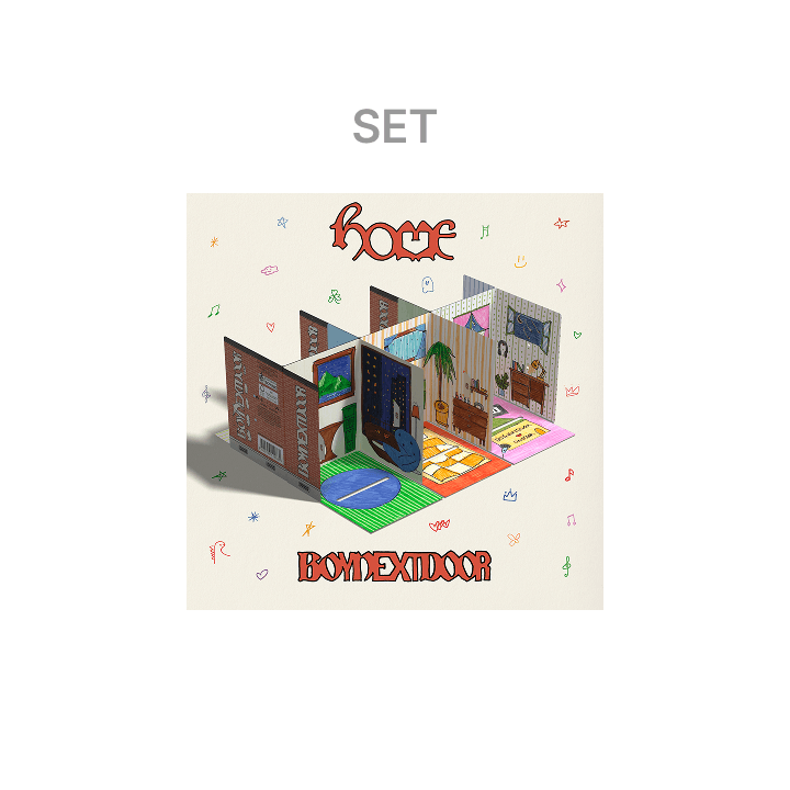 BOYNEXTDOOR - HOME 1ST STUDIO ALBUM WEVERSE ALBUMS VER SET