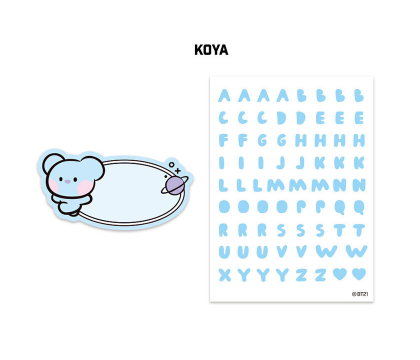 BT21 MININI ACRYLIC PIN BADGE STICKER - COKODIVE